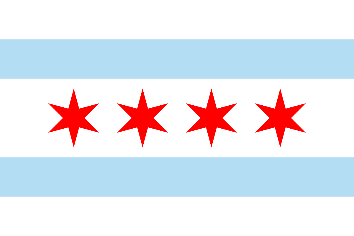 1200px Flag of Chicago Illinois.svg