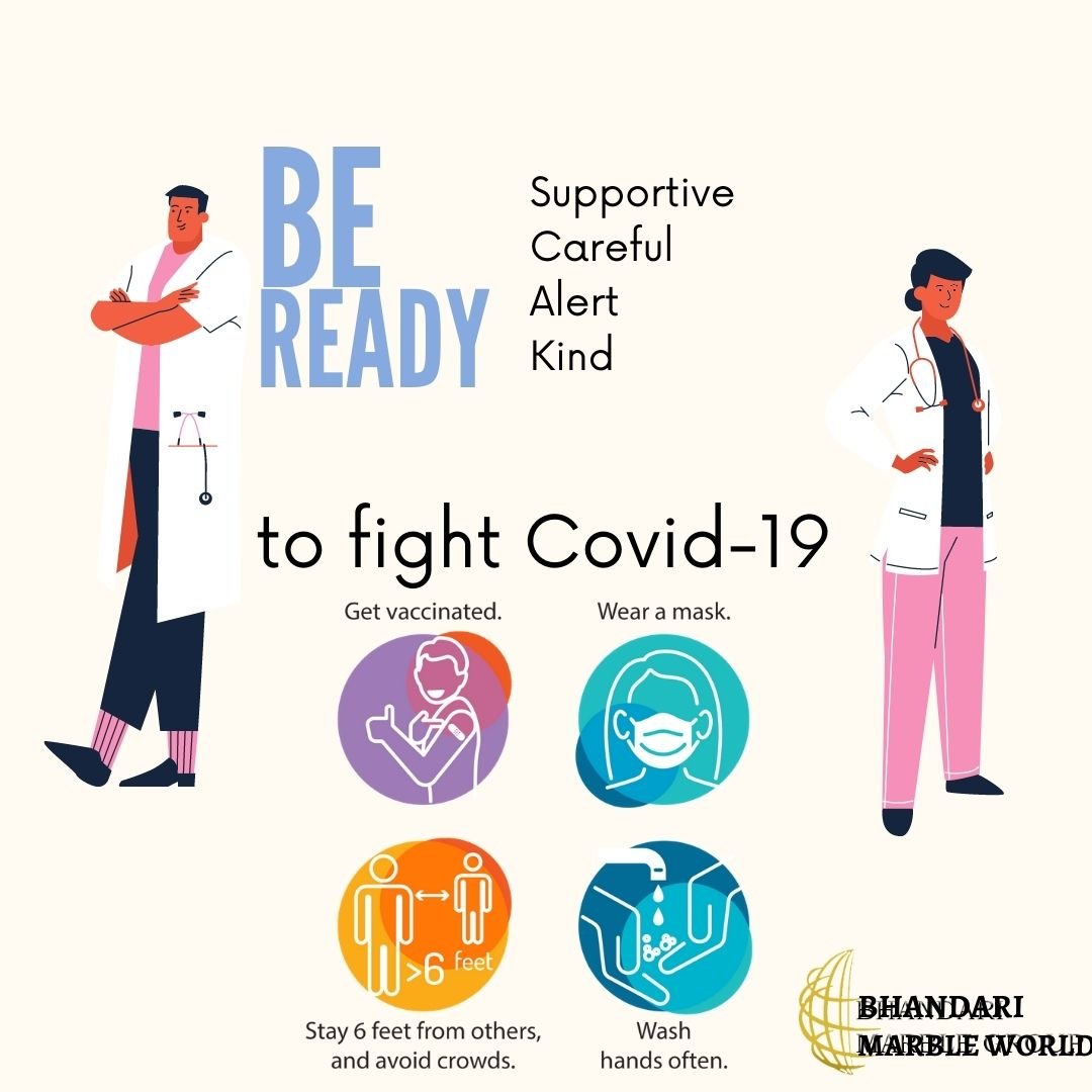 Read more about the article Fight Against Covid-19 With Bhandari Marble world
