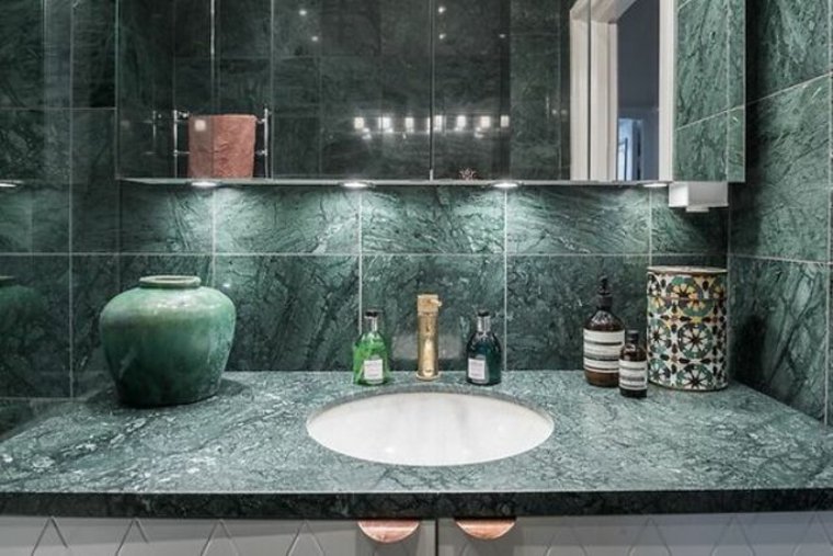 1557740905 649 Green marble a modern luxury solution for bathroom and kitchen