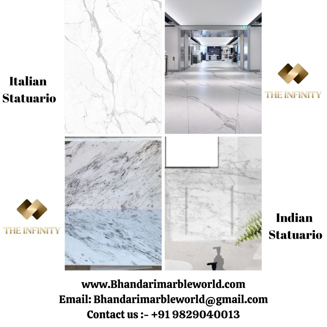 You are currently viewing Italian Statuario Marble vs. Indian Statuario Marble